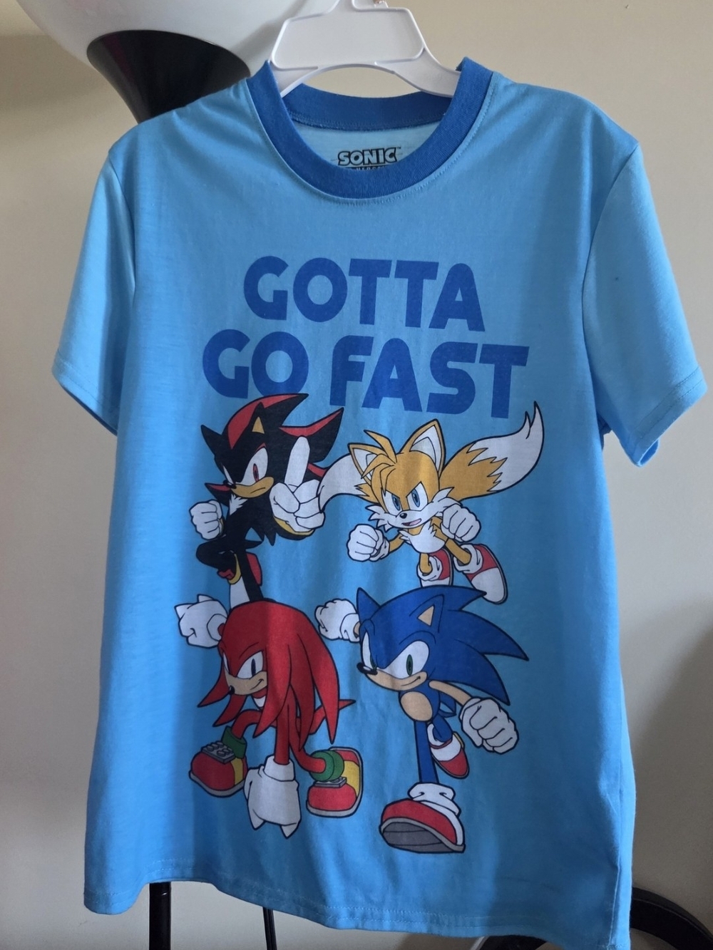 Brand NEW.Gotta Go Fast' Blue Graphic Tee